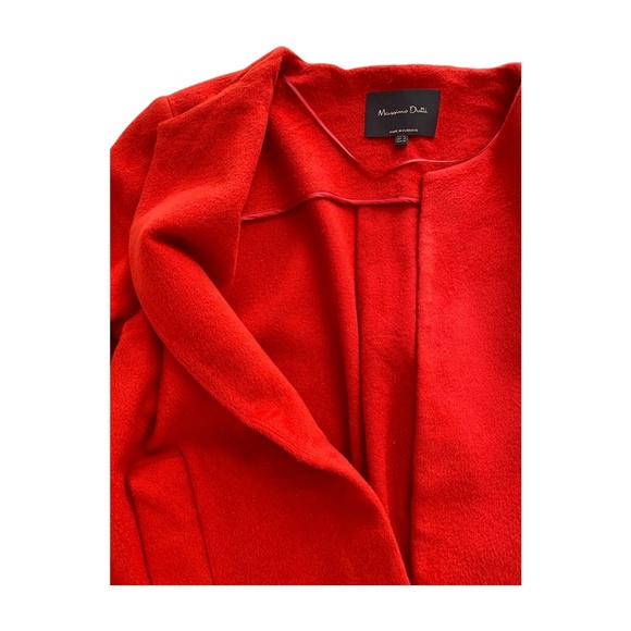 Massimo Dutti Red Wool Jacket – Size 42 / US 10 - Picture 9 of 9